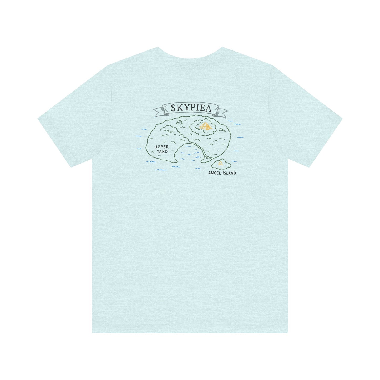 Skypiea Man T-Shirt – One Piece Inspired Skypiea Map, Anime Shirt, Perfect Gift for Otaku
