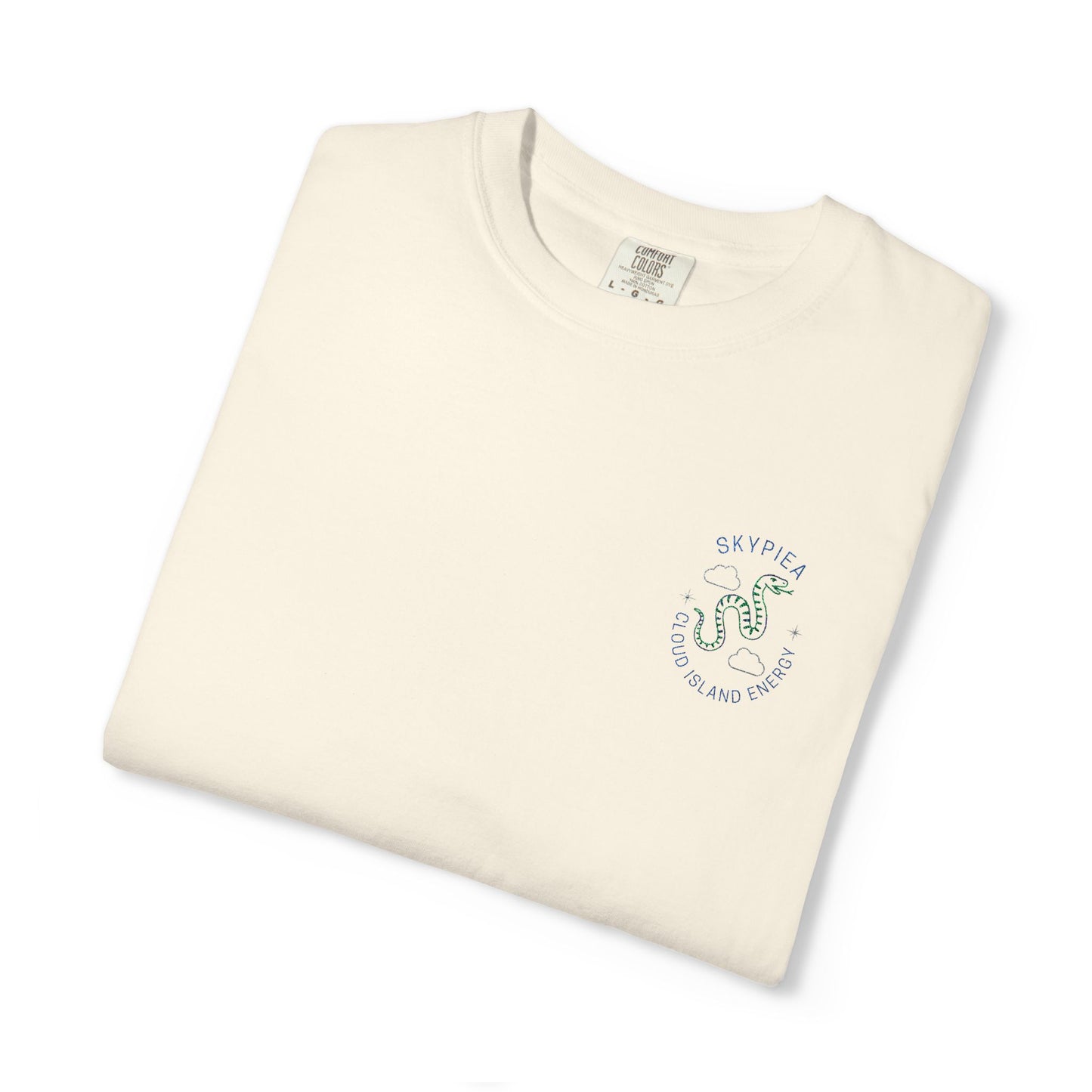 Embroidered Shirt One Piece Inspired - Snake Colorful "Cloud Island Energy" Skypiea Collection - Elegant Anime Shirt