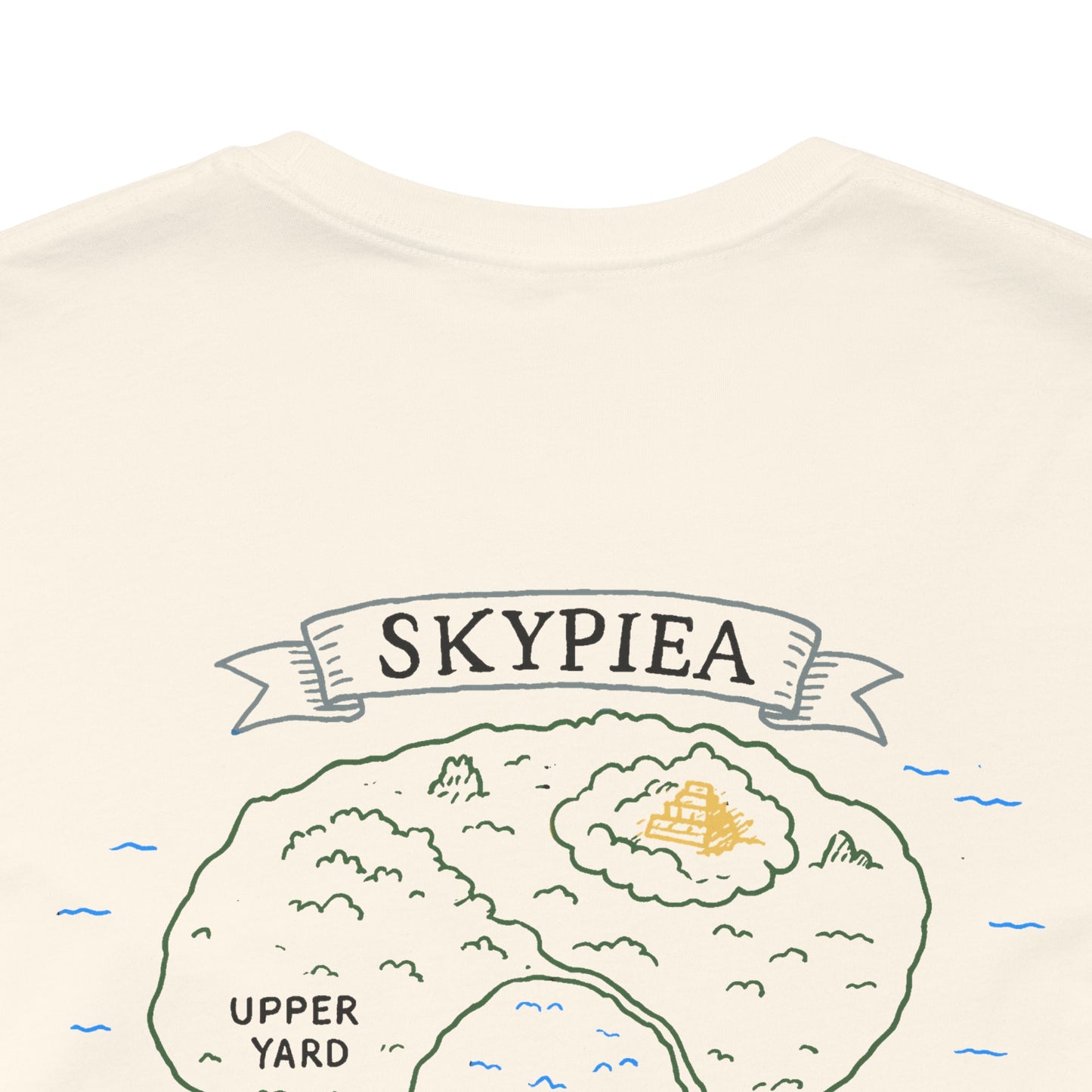 Skypiea Man T-Shirt – One Piece Inspired Skypiea Map, Anime Shirt, Perfect Gift for Otaku