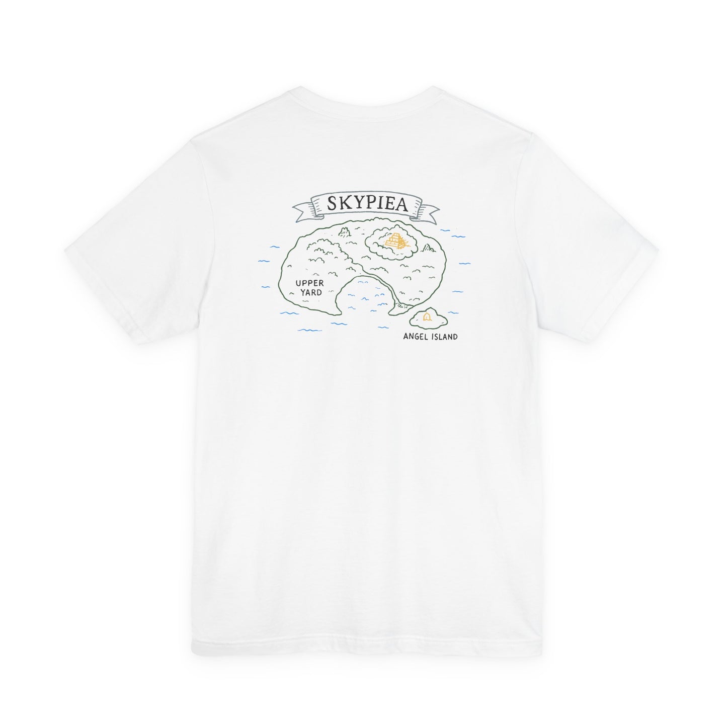 Skypiea Man T-Shirt – One Piece Inspired Skypiea Map, Anime Shirt, Perfect Gift for Otaku