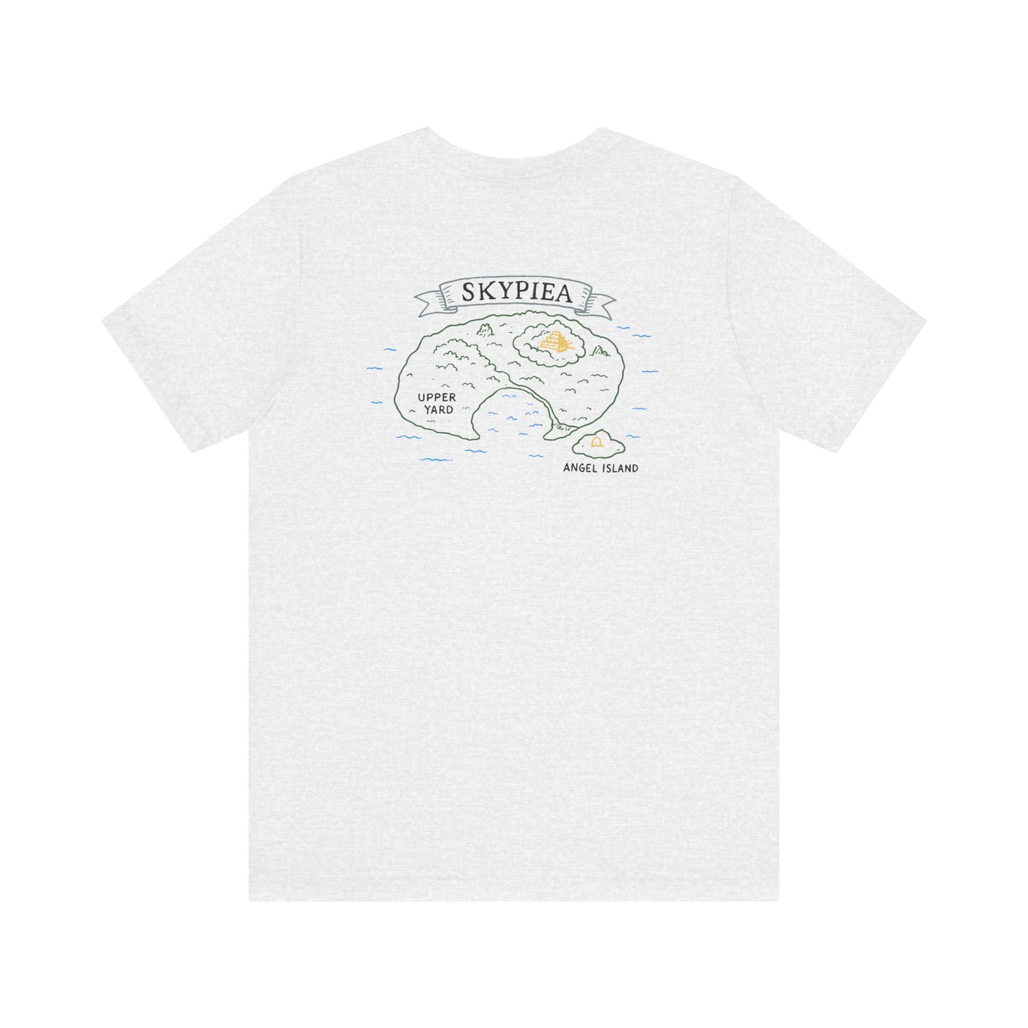 Skypiea Man T-Shirt – One Piece Inspired Skypiea Map, Anime Shirt, Perfect Gift for Otaku