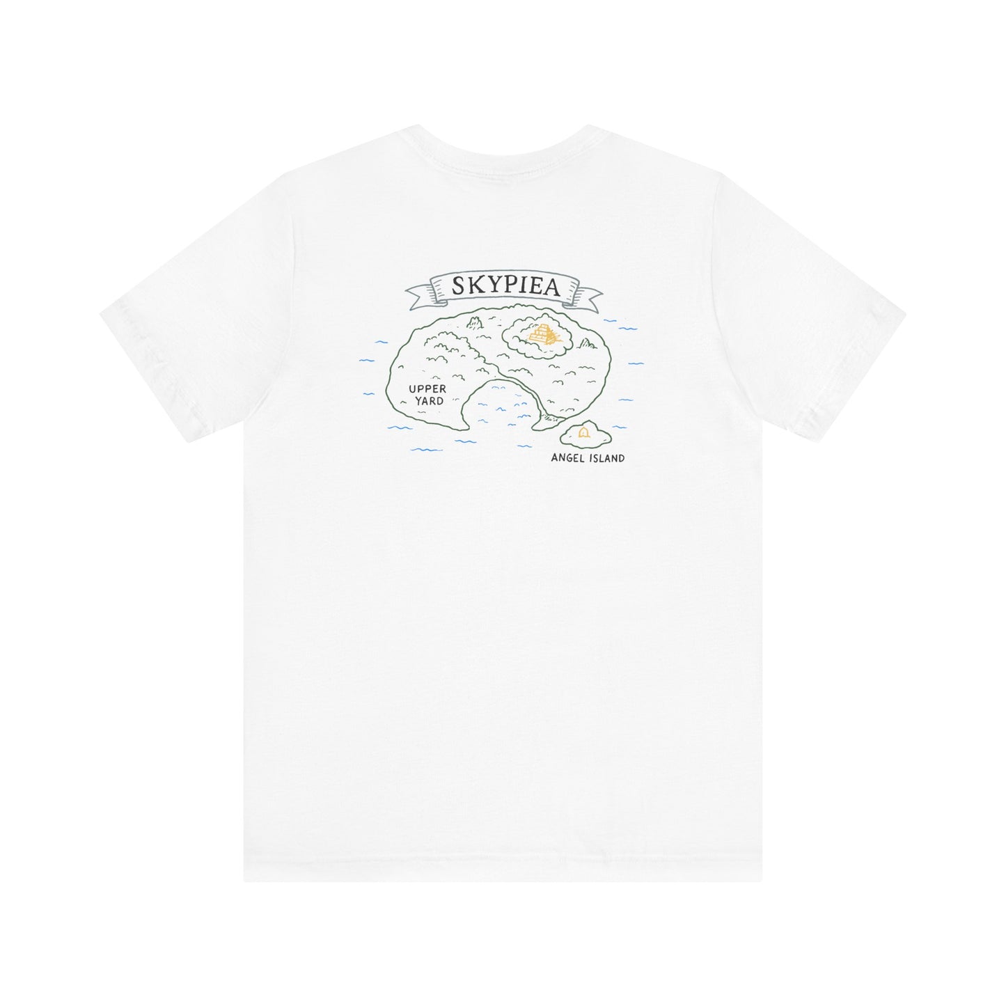 Skypiea Man T-Shirt – One Piece Inspired Skypiea Map, Anime Shirt, Perfect Gift for Otaku