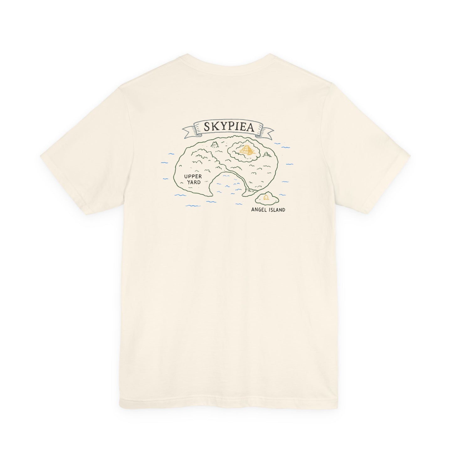 Skypiea Man T-Shirt – One Piece Inspired Skypiea Map, Anime Shirt, Perfect Gift for Otaku
