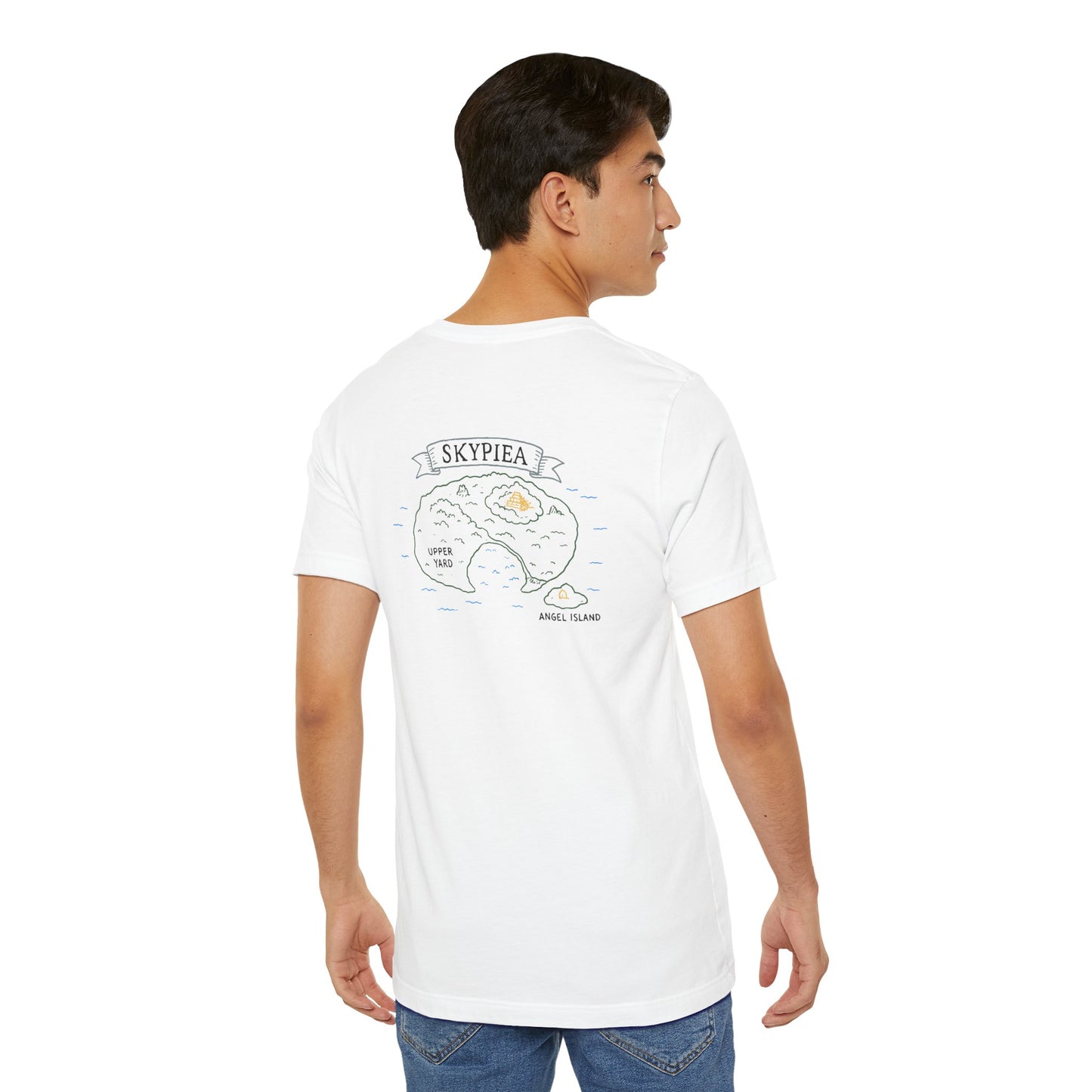 Skypiea Man T-Shirt – One Piece Inspired Skypiea Map, Anime Shirt, Perfect Gift for Otaku
