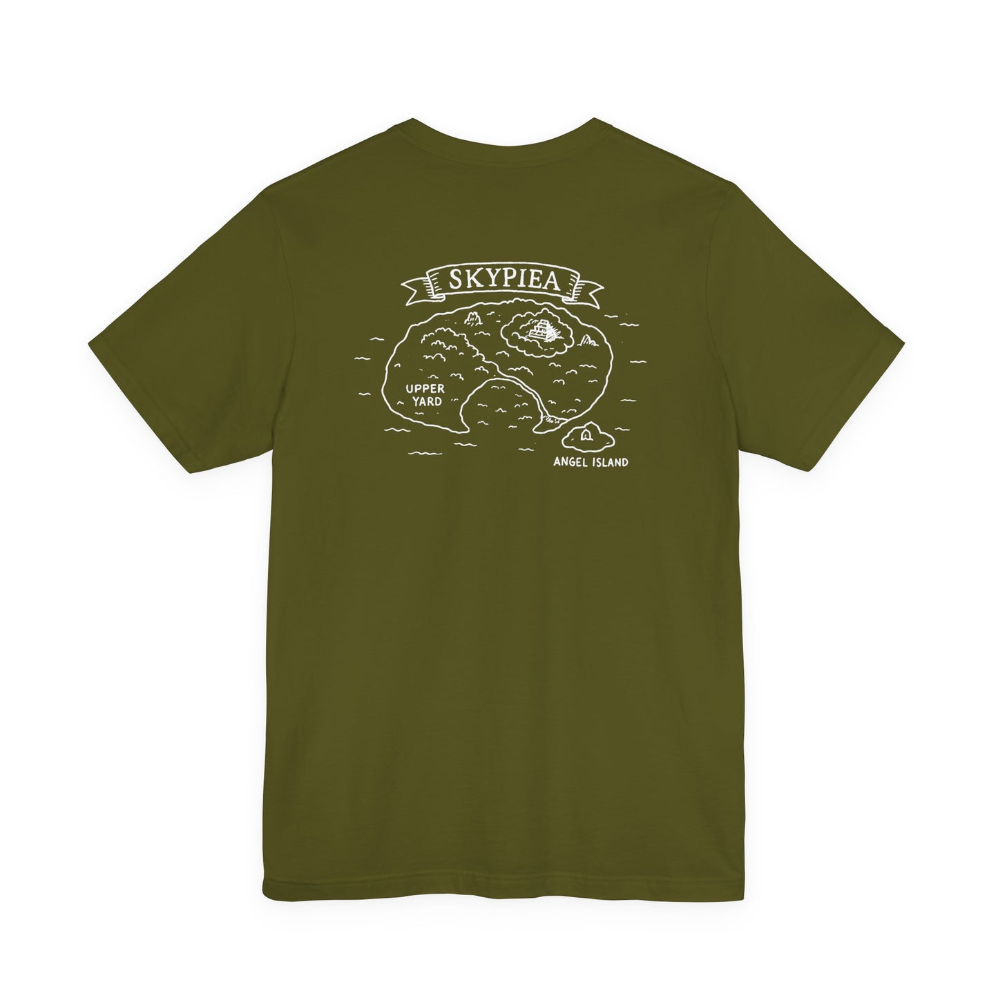 Skypiea Man T-Shirt – One Piece Inspired Skypiea Map, Anime Shirt, Perfect Gift for Otaku