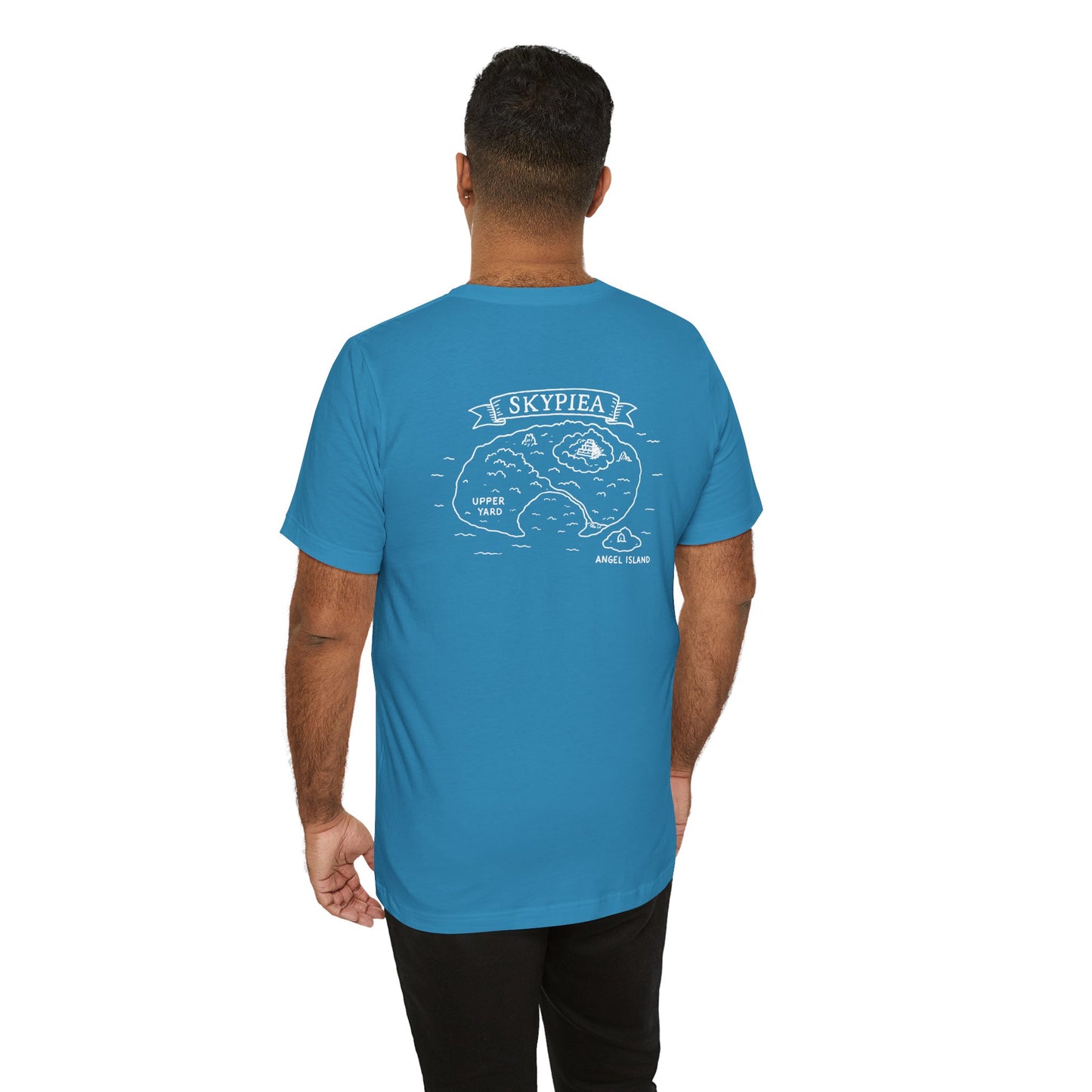 Skypiea Man T-Shirt – One Piece Inspired Skypiea Map, Anime Shirt, Perfect Gift for Otaku