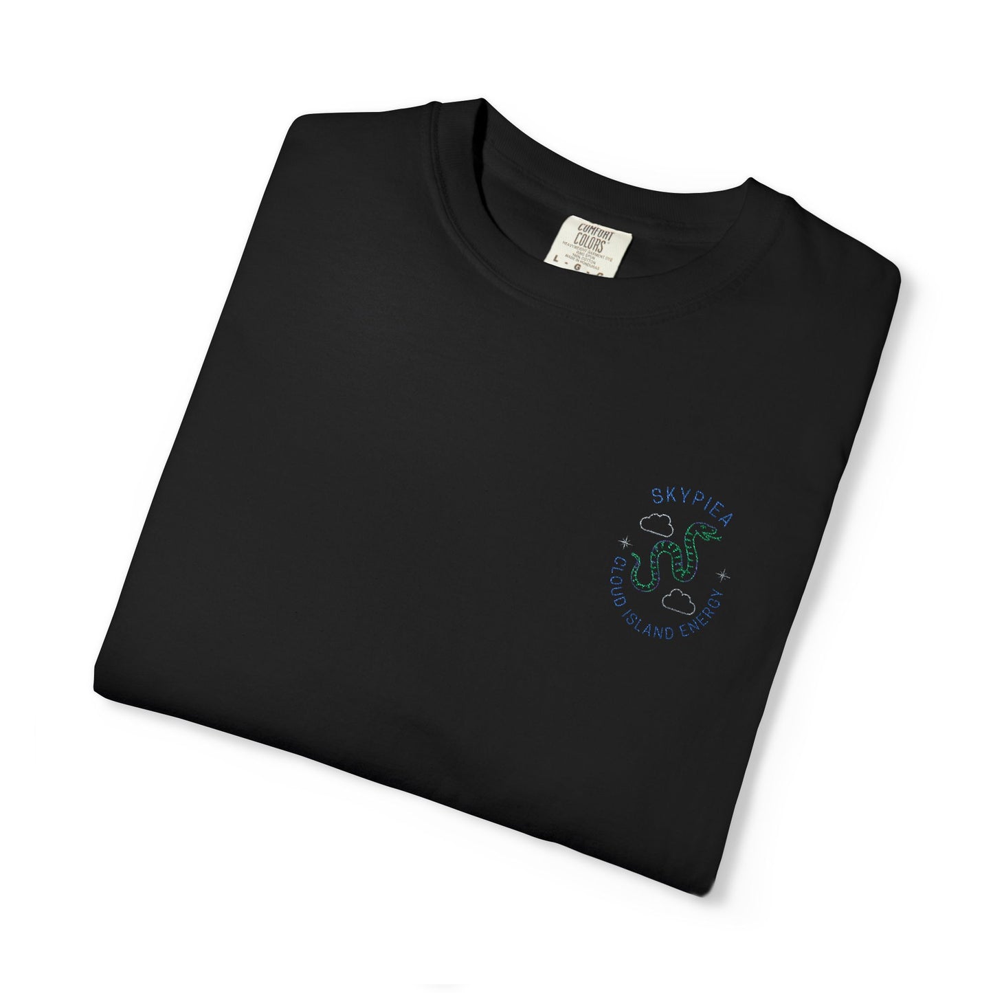 Embroidered Shirt One Piece Inspired - Snake Colorful "Cloud Island Energy" Skypiea Collection - Elegant Anime Shirt