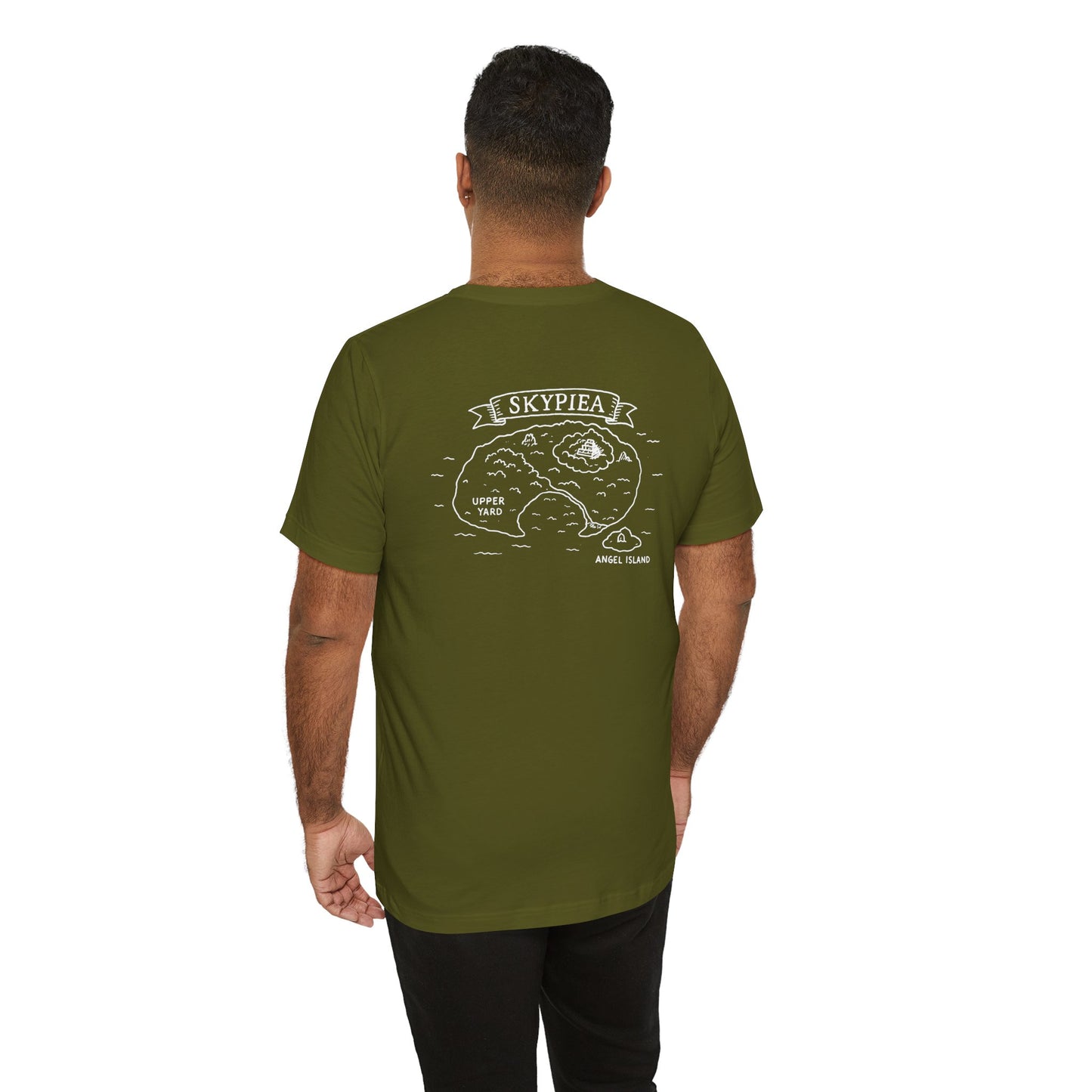 Skypiea Man T-Shirt – One Piece Inspired Skypiea Map, Anime Shirt, Perfect Gift for Otaku