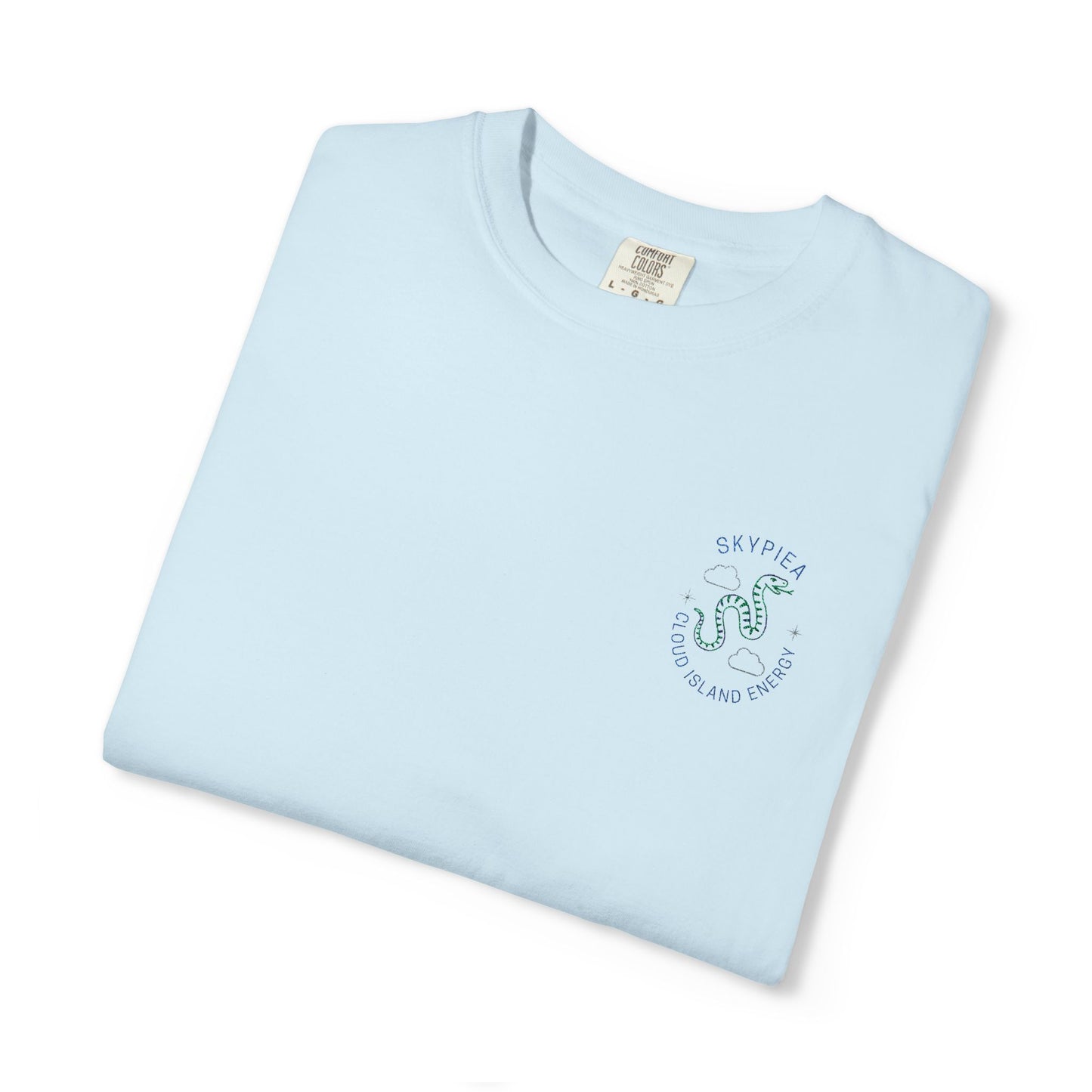 Embroidered Shirt One Piece Inspired - Snake Colorful "Cloud Island Energy" Skypiea Collection - Elegant Anime Shirt