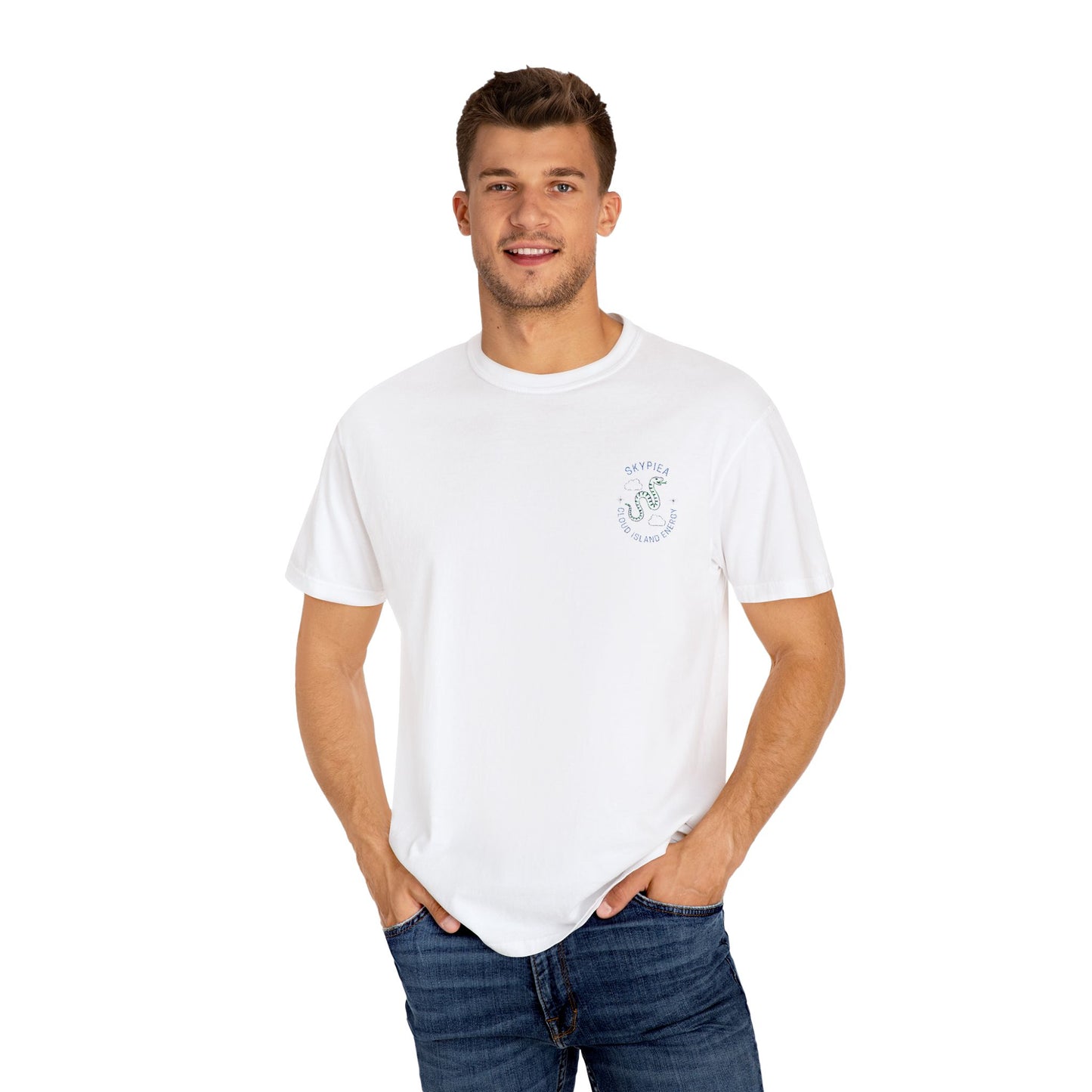 Embroidered Shirt One Piece Inspired - Snake Colorful "Cloud Island Energy" Skypiea Collection - Elegant Anime Shirt