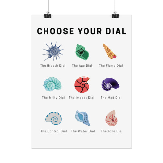 "Choose your Dial" One Piece Inspired Elegant Art Print - Skypiea Collection