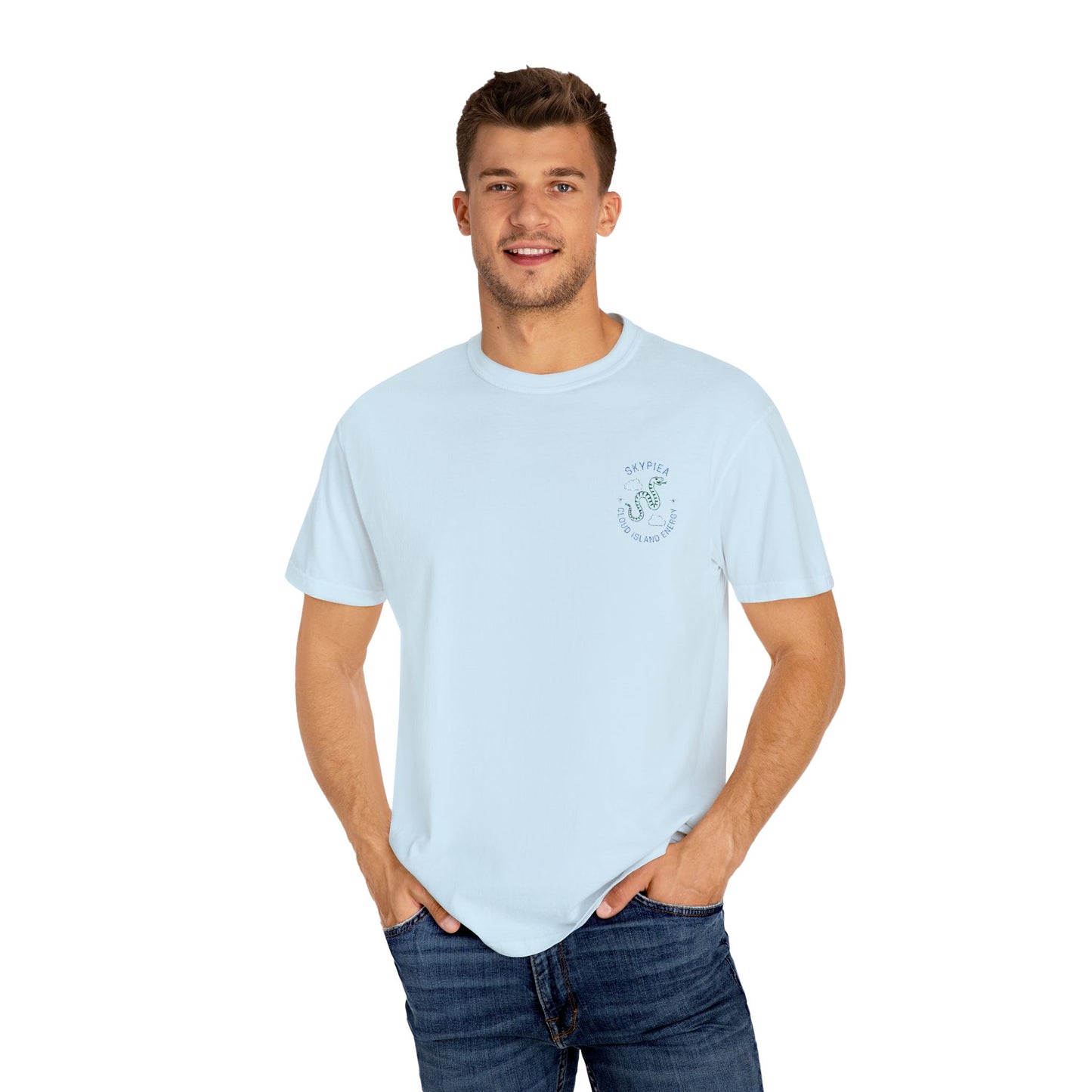 Embroidered Shirt One Piece Inspired - Snake Colorful "Cloud Island Energy" Skypiea Collection - Elegant Anime Shirt