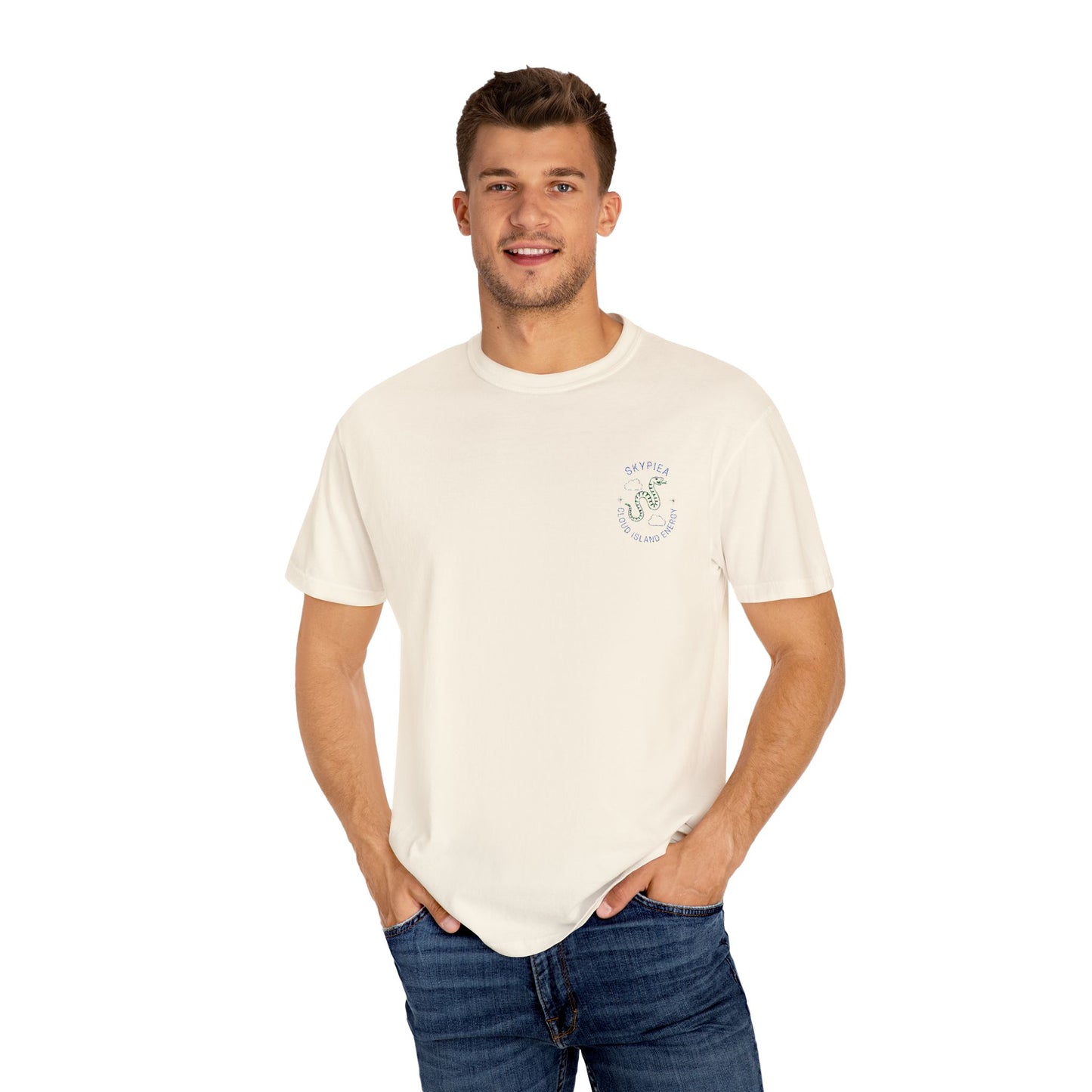 Embroidered Shirt One Piece Inspired - Snake Colorful "Cloud Island Energy" Skypiea Collection - Elegant Anime Shirt