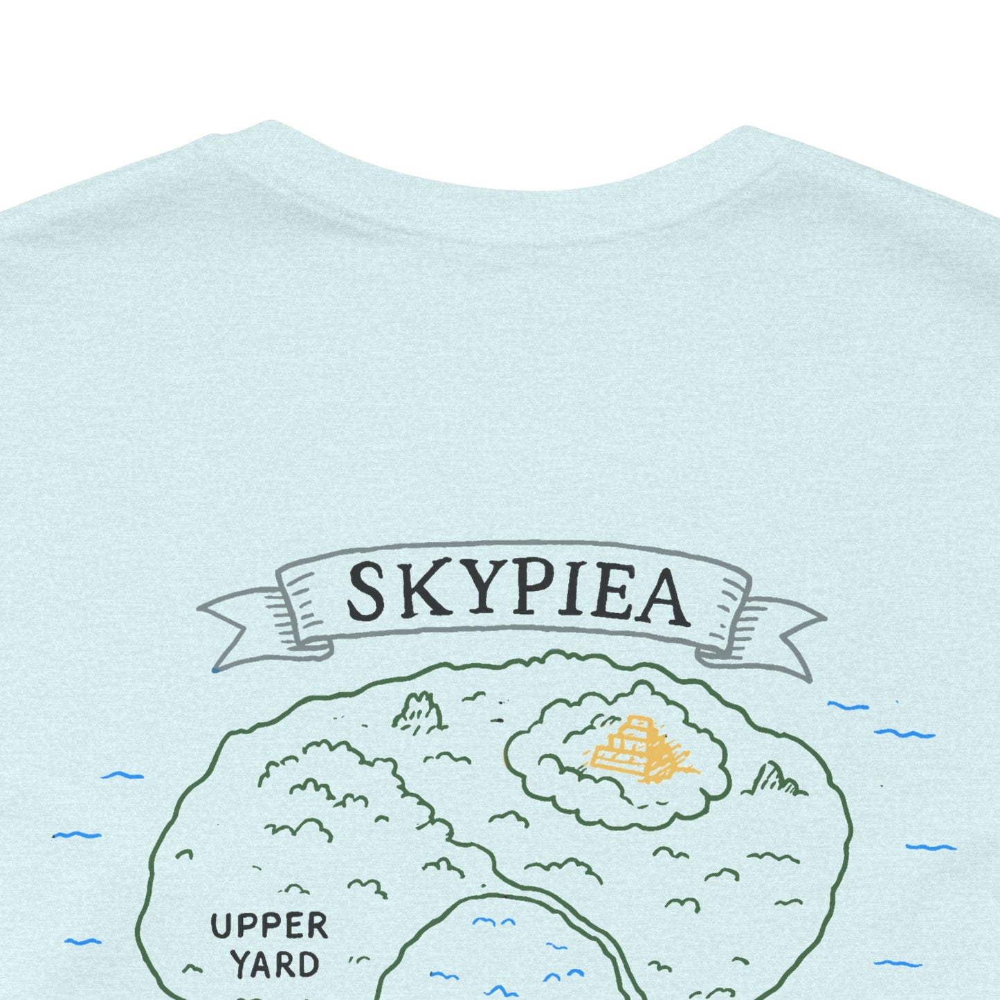 Skypiea Man T-Shirt – One Piece Inspired Skypiea Map, Anime Shirt, Perfect Gift for Otaku
