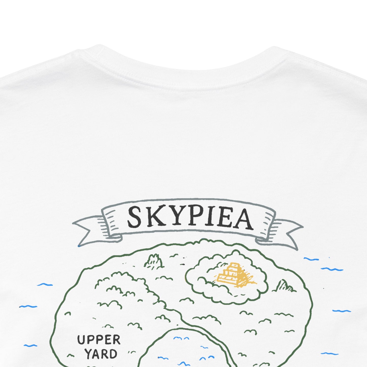 Skypiea Man T-Shirt – One Piece Inspired Skypiea Map, Anime Shirt, Perfect Gift for Otaku