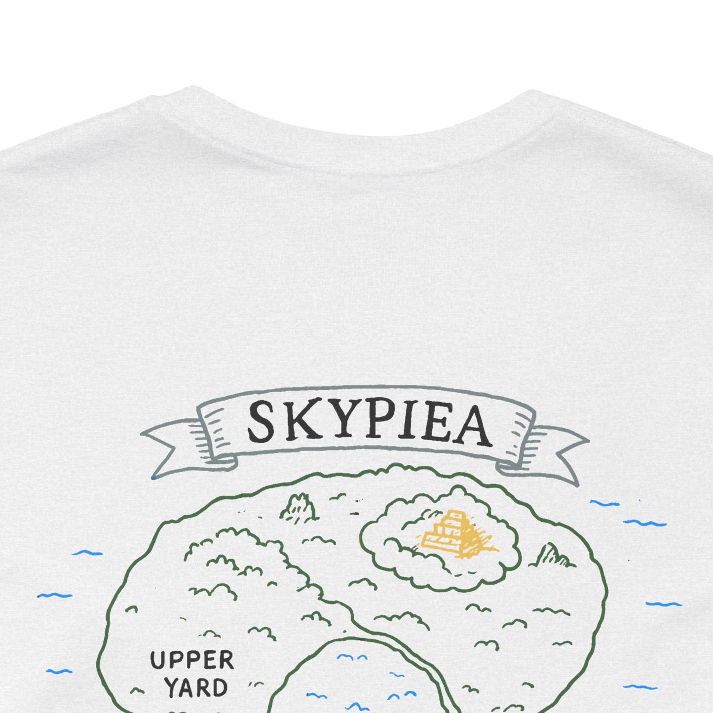 Skypiea Man T-Shirt – One Piece Inspired Skypiea Map, Anime Shirt, Perfect Gift for Otaku