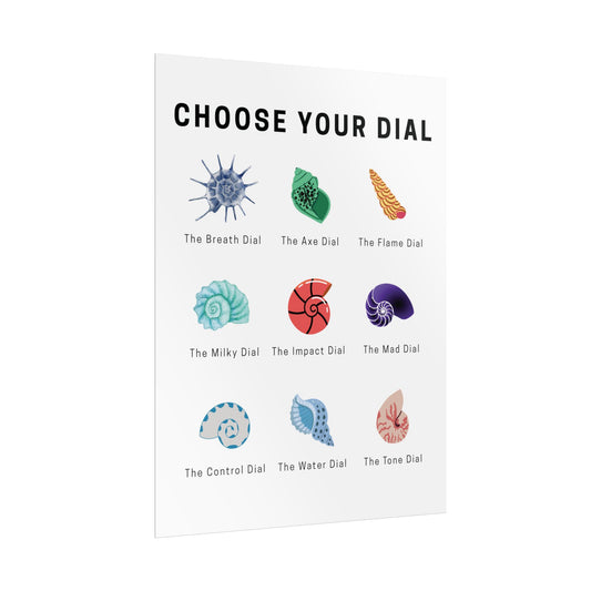 "Choose your Dial" One Piece Inspired Elegant Art Print - Skypiea Collection