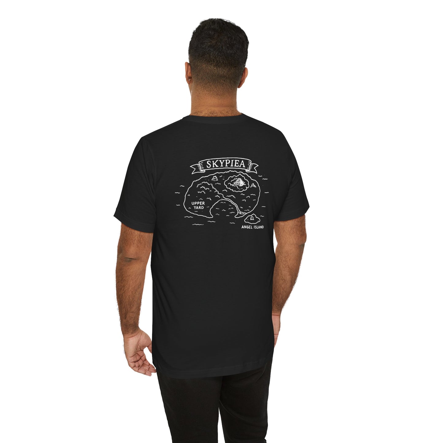 Skypiea Man T-Shirt – One Piece Inspired Skypiea Map, Anime Shirt, Perfect Gift for Otaku