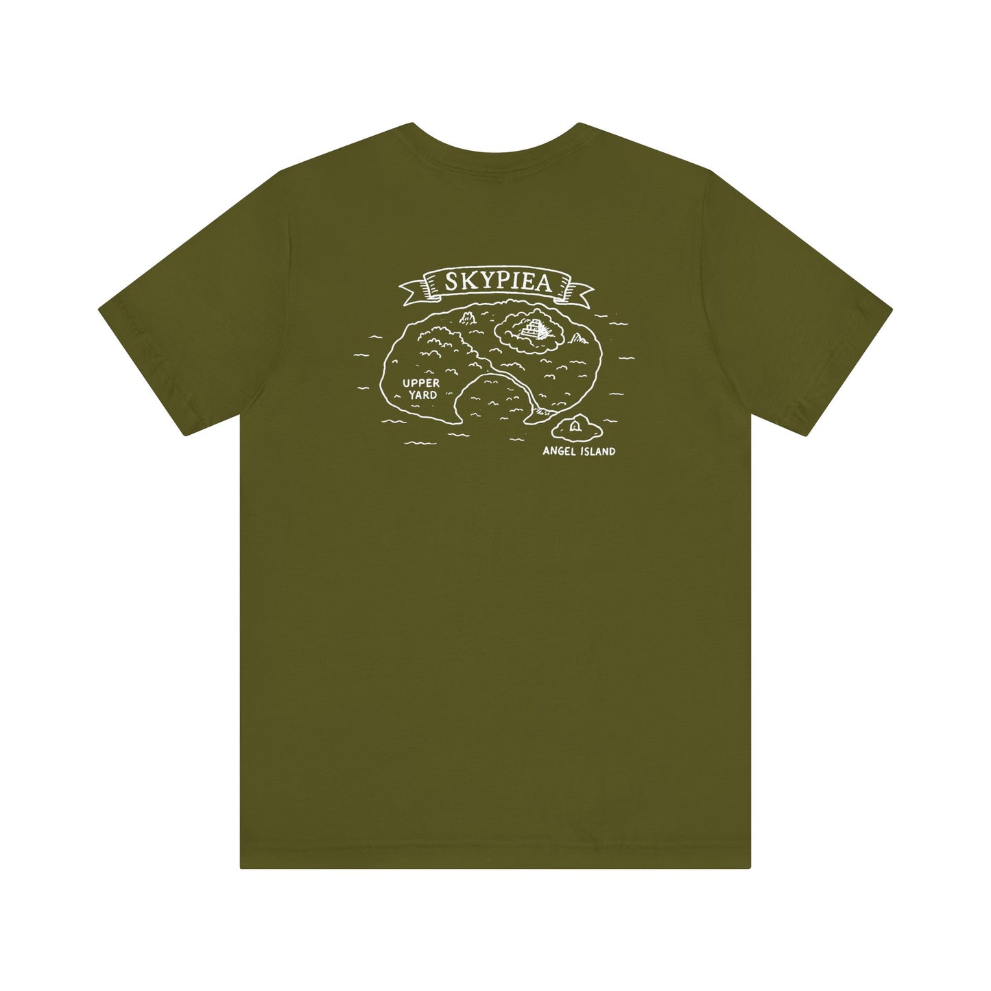 Skypiea Man T-Shirt – One Piece Inspired Skypiea Map, Anime Shirt, Perfect Gift for Otaku