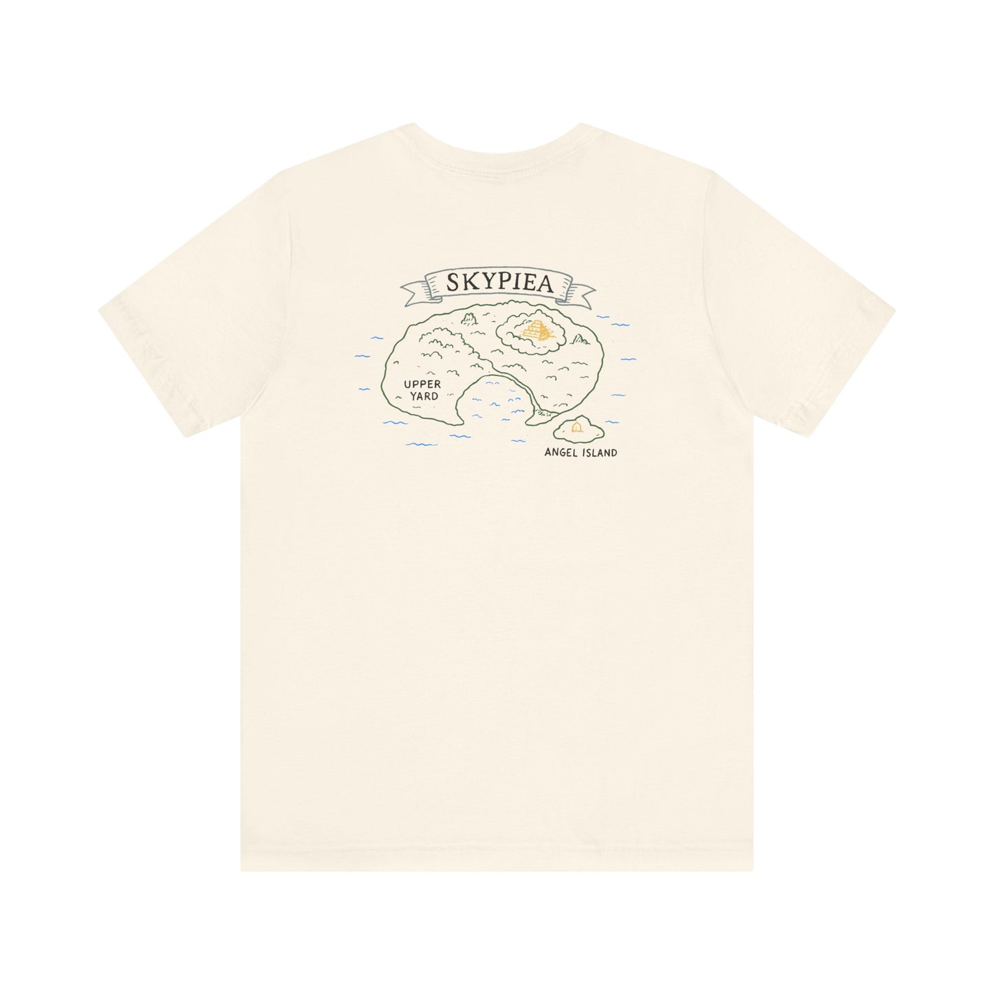 Skypiea Man T-Shirt – One Piece Inspired Skypiea Map, Anime Shirt, Perfect Gift for Otaku