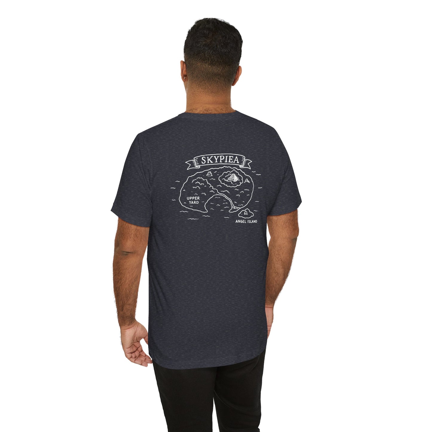 Skypiea Man T-Shirt – One Piece Inspired Skypiea Map, Anime Shirt, Perfect Gift for Otaku