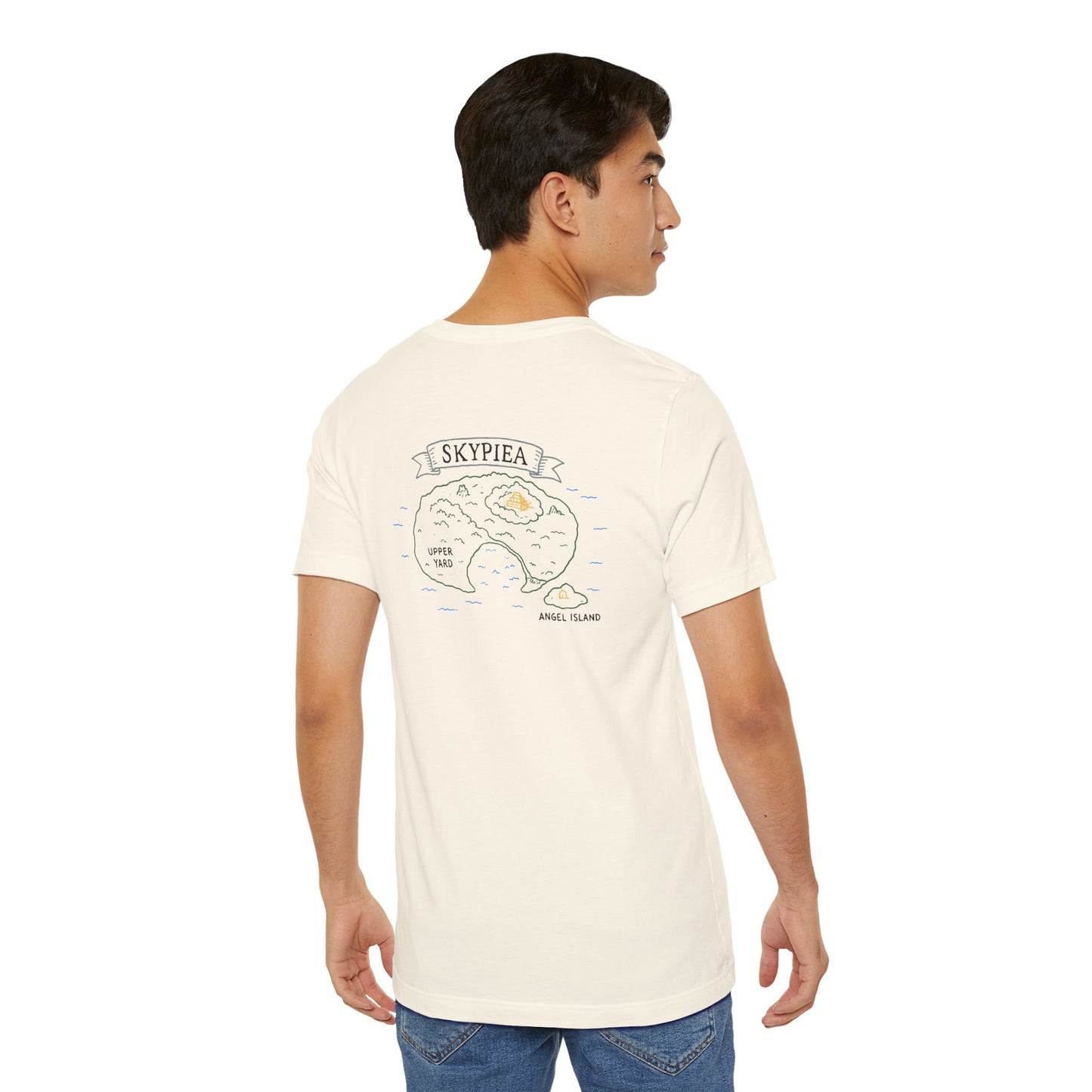 Skypiea Man T-Shirt – One Piece Inspired Skypiea Map, Anime Shirt, Perfect Gift for Otaku