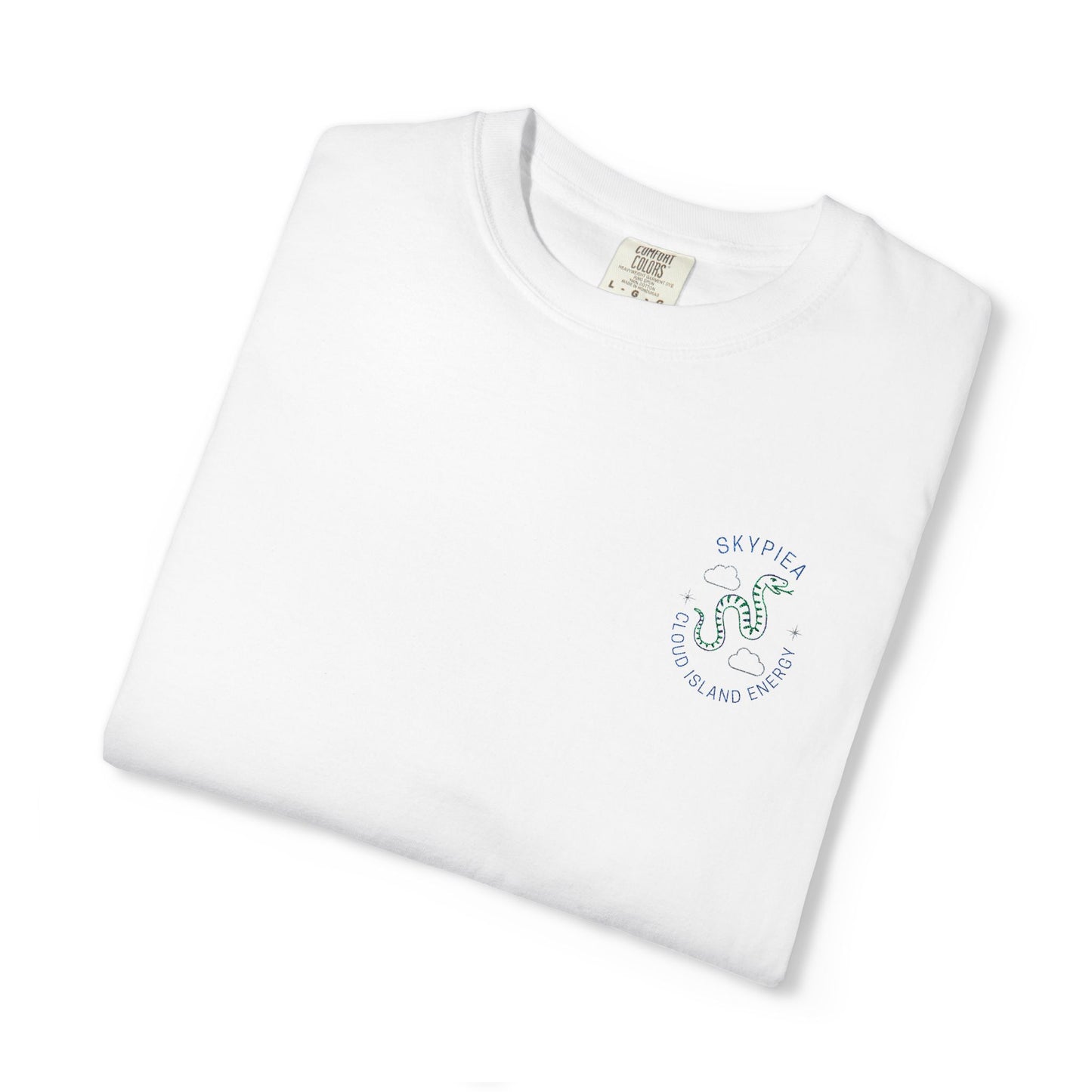 Embroidered Shirt One Piece Inspired - Snake Colorful "Cloud Island Energy" Skypiea Collection - Elegant Anime Shirt