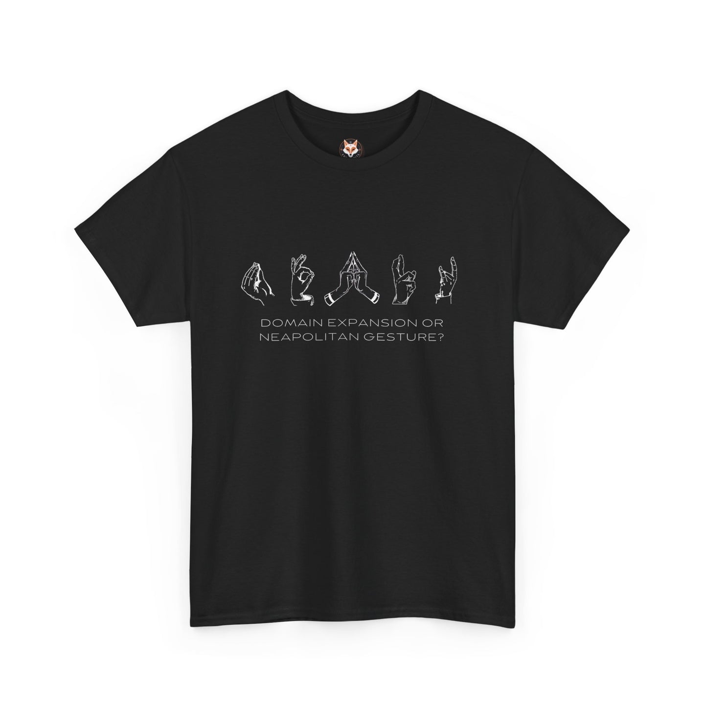 "Domain Hands vs Neapolitan Gestures" Streetwear Tee – Anime-Inspired JJK Aesthetic Shirt