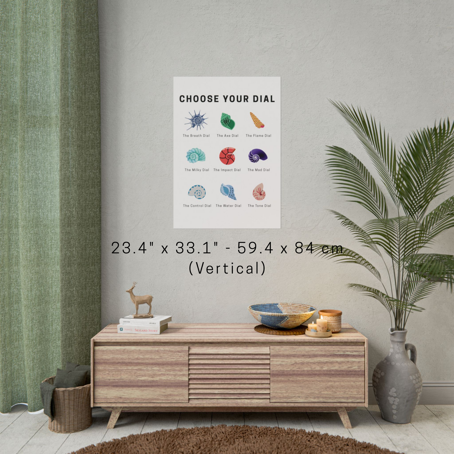 "Choose your Dial" One Piece Inspired Elegant Art Print - Skypiea Collection